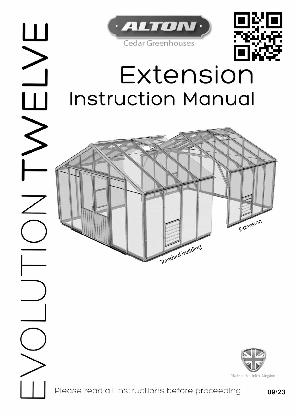 Instructions file Alton Evolution Twelve extension instructions