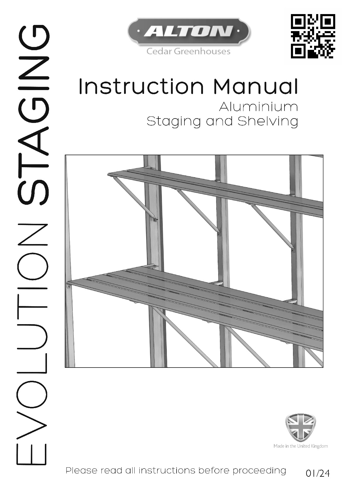 Instructions file Alton Evolution Staging and Shelving instructions