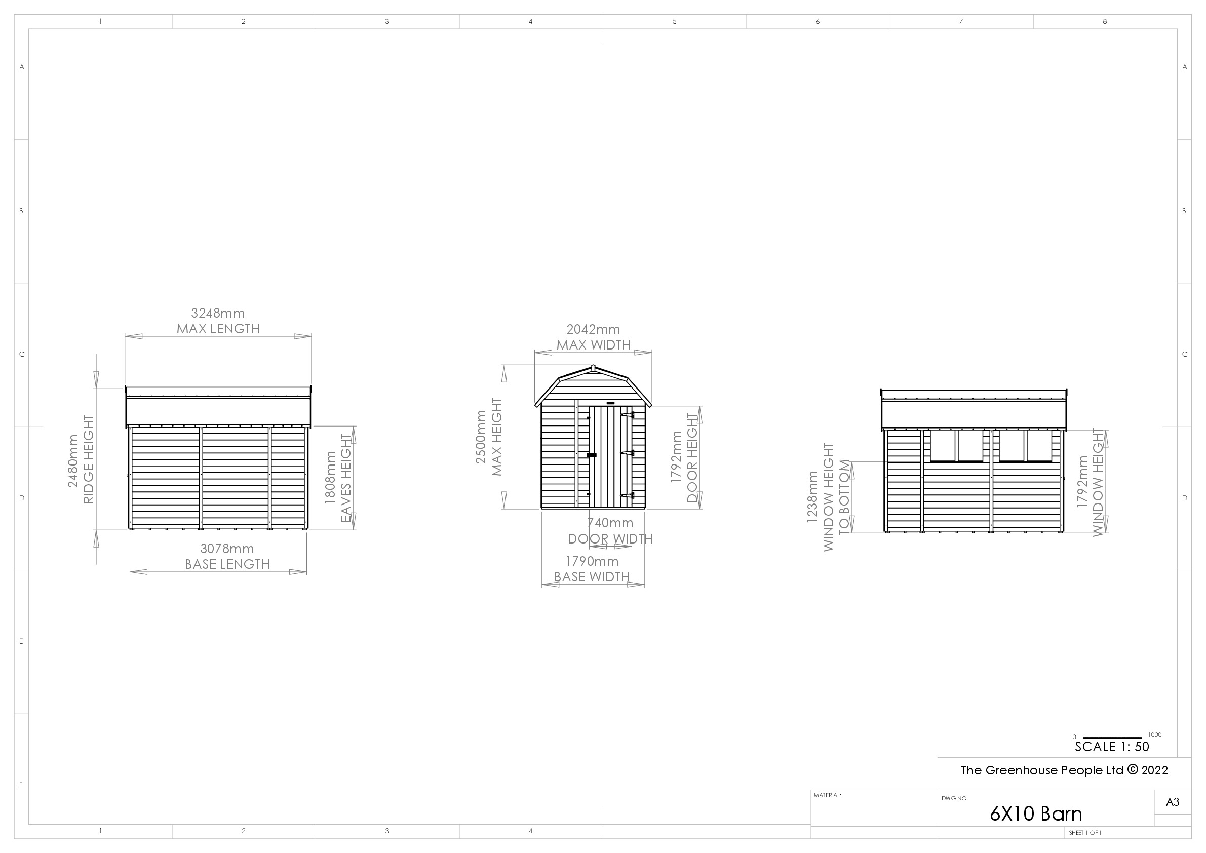 Instructions file 6 x 10 Barn Shed Dimensions