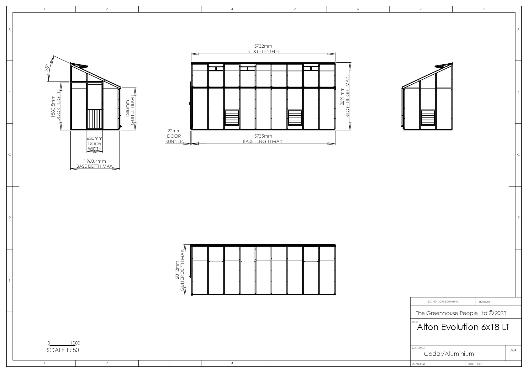 Instructions file 6lt x 18 Alton Evo Dimensions / Planning Drawing 