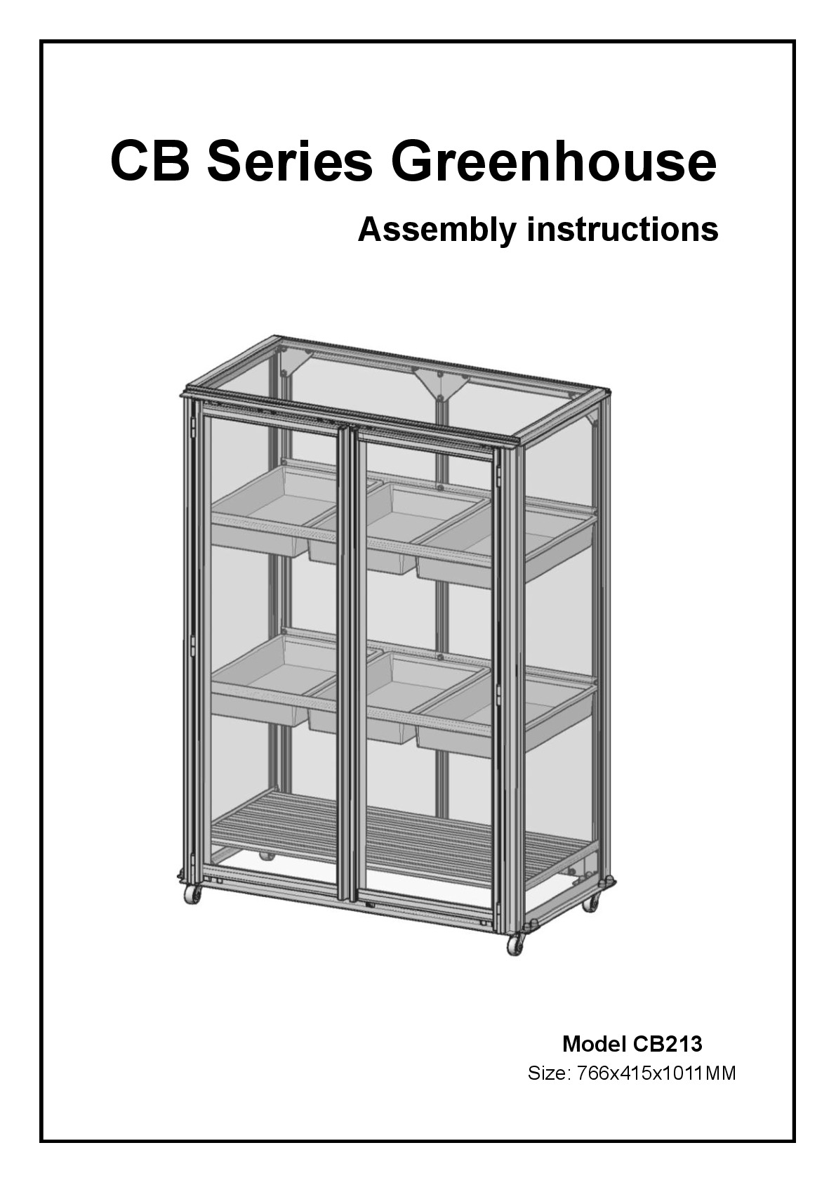 Instructions file Balcony greenhouse instructions