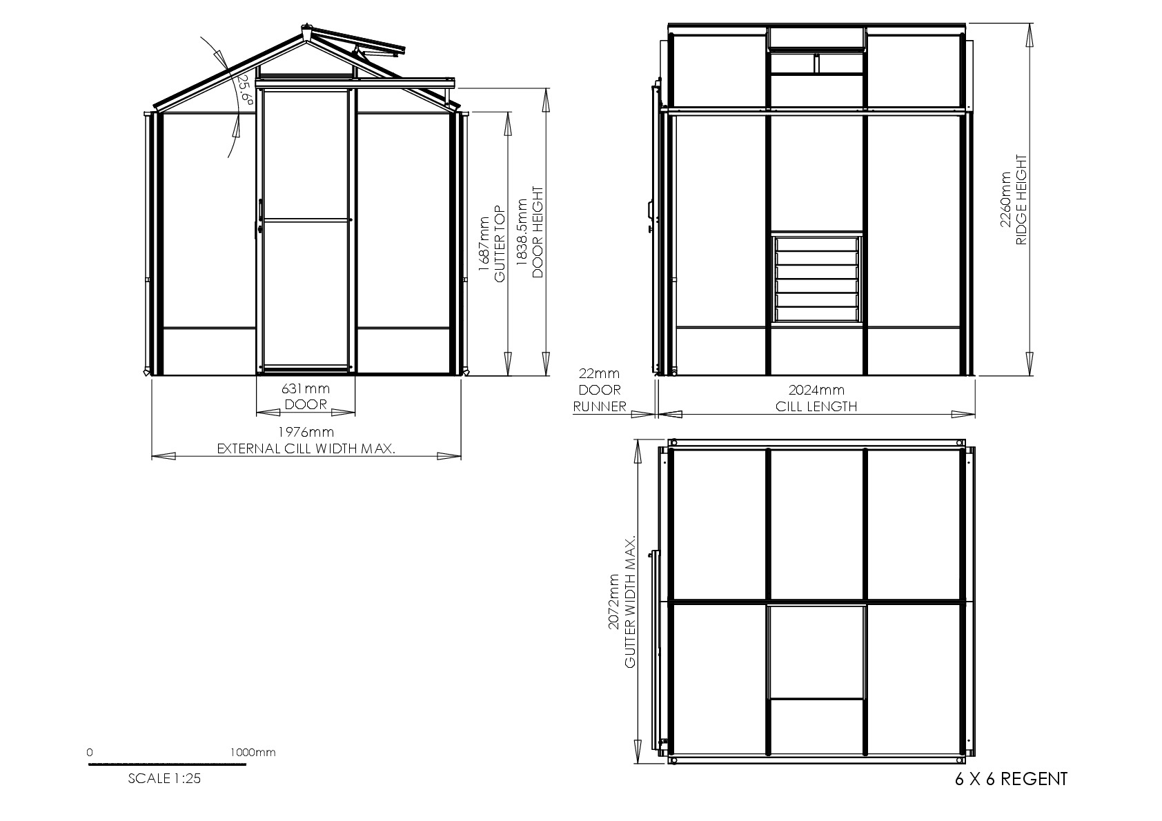 Instructions file 6 x 6 Regent Dimensions	