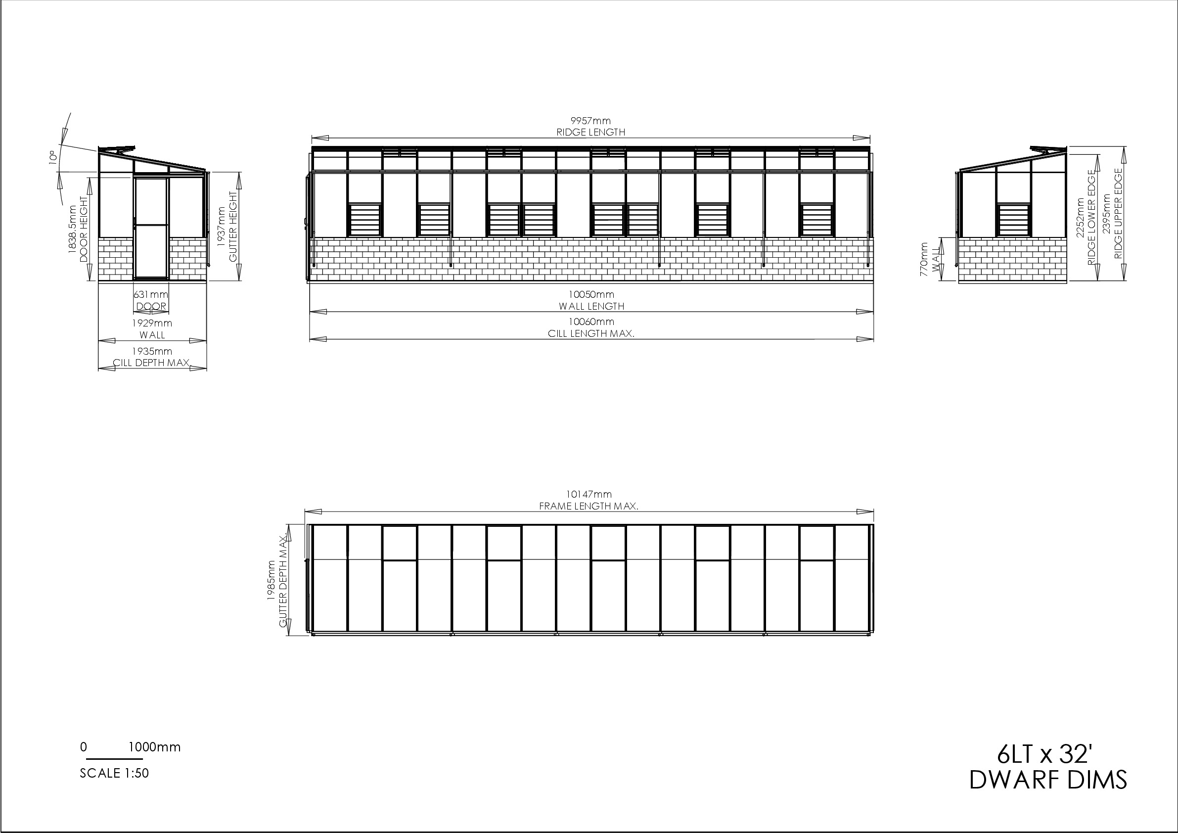 Instructions file 6lt x 32 Robinsons Dwarf Lean-to dimensions	