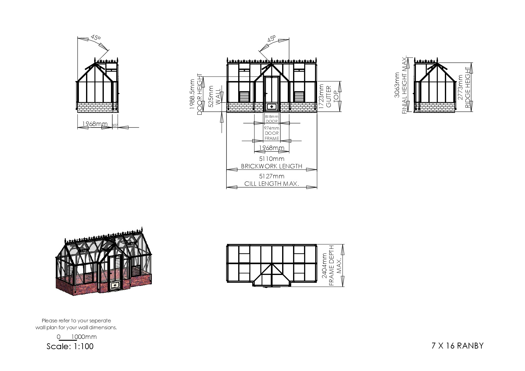 Instructions file 7 x 16 Ranby Dimensions	