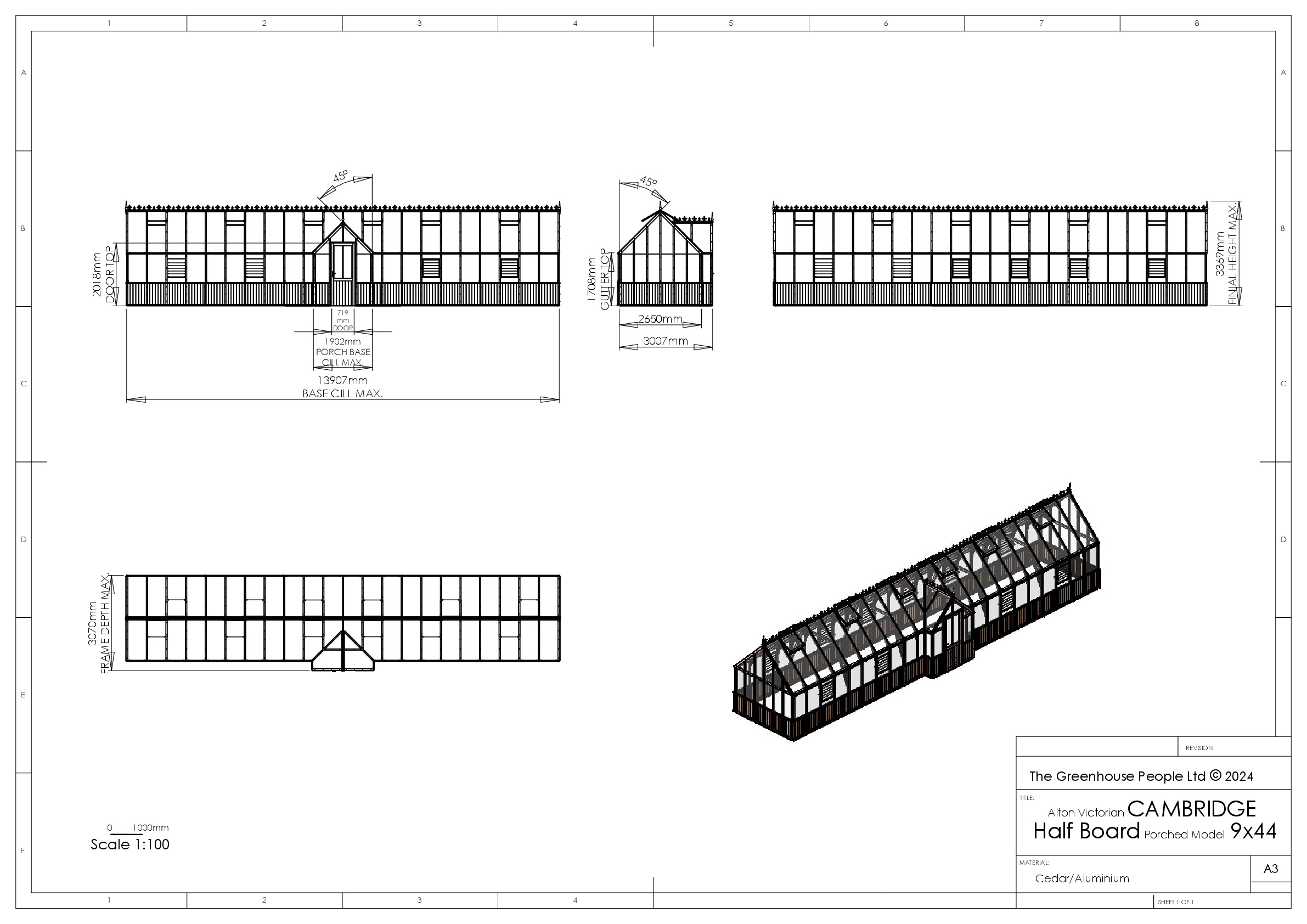 Instructions file Alton Victorian Cambridge Porched Model 9x44 HB	