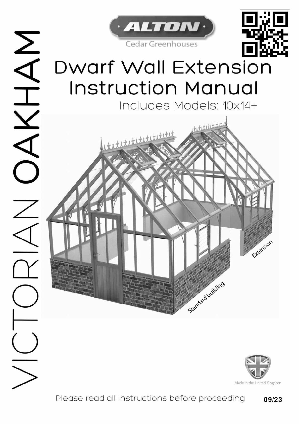 Instructions file Alton Victorian Oakham 10ft dwarf wall extension instructions