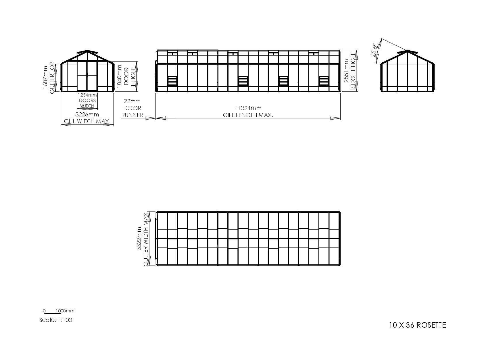 Instructions file 10 x 36 Rosette Dimensions