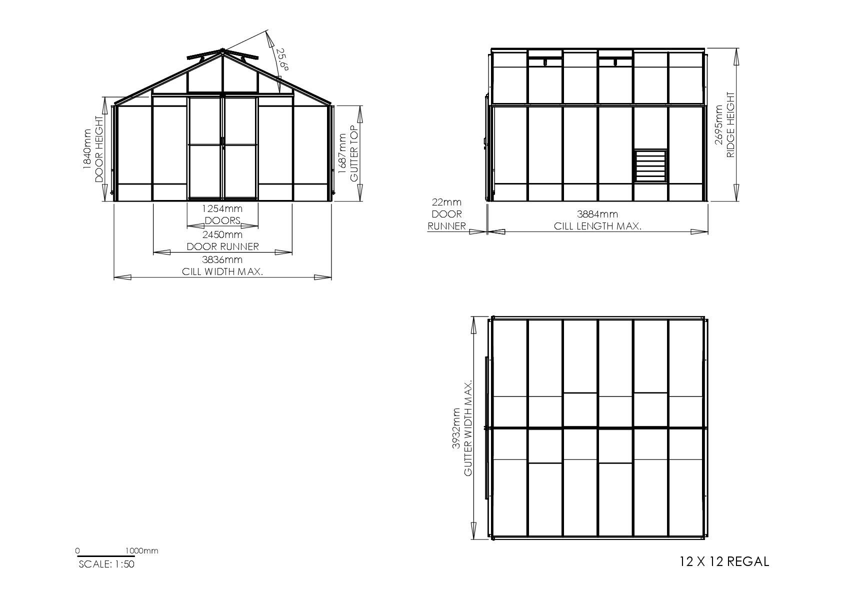 Instructions file 12 x 12 Regal Dimensions	