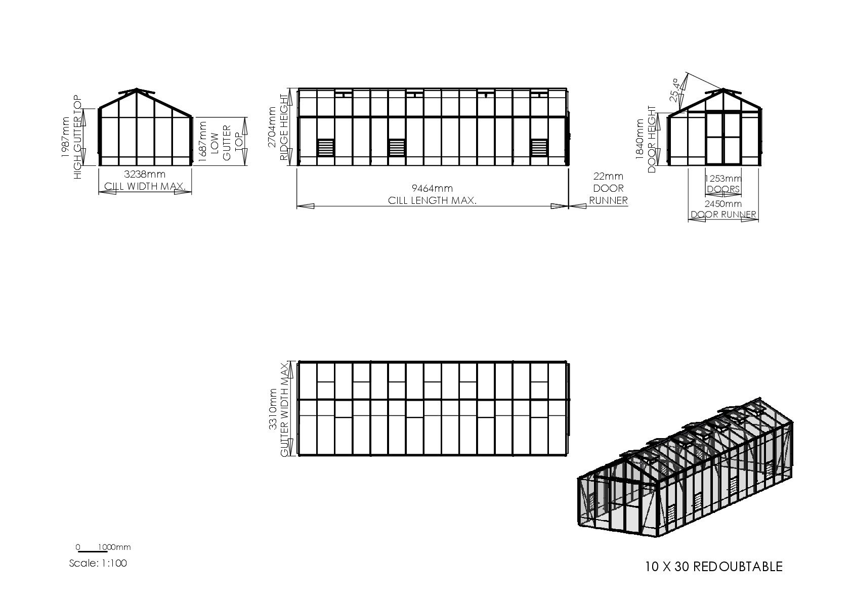 Instructions file 10 x 30 Redoubtable Dimensions