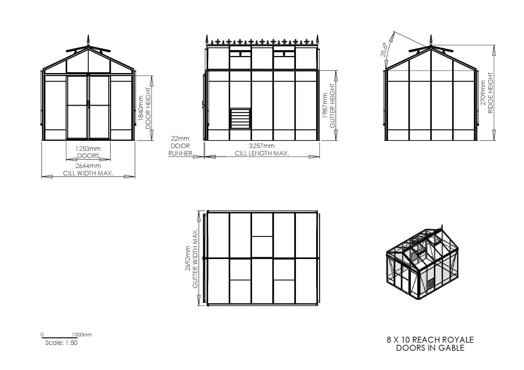 Instructions file 8 x 10 Reach Royale Dimensions	