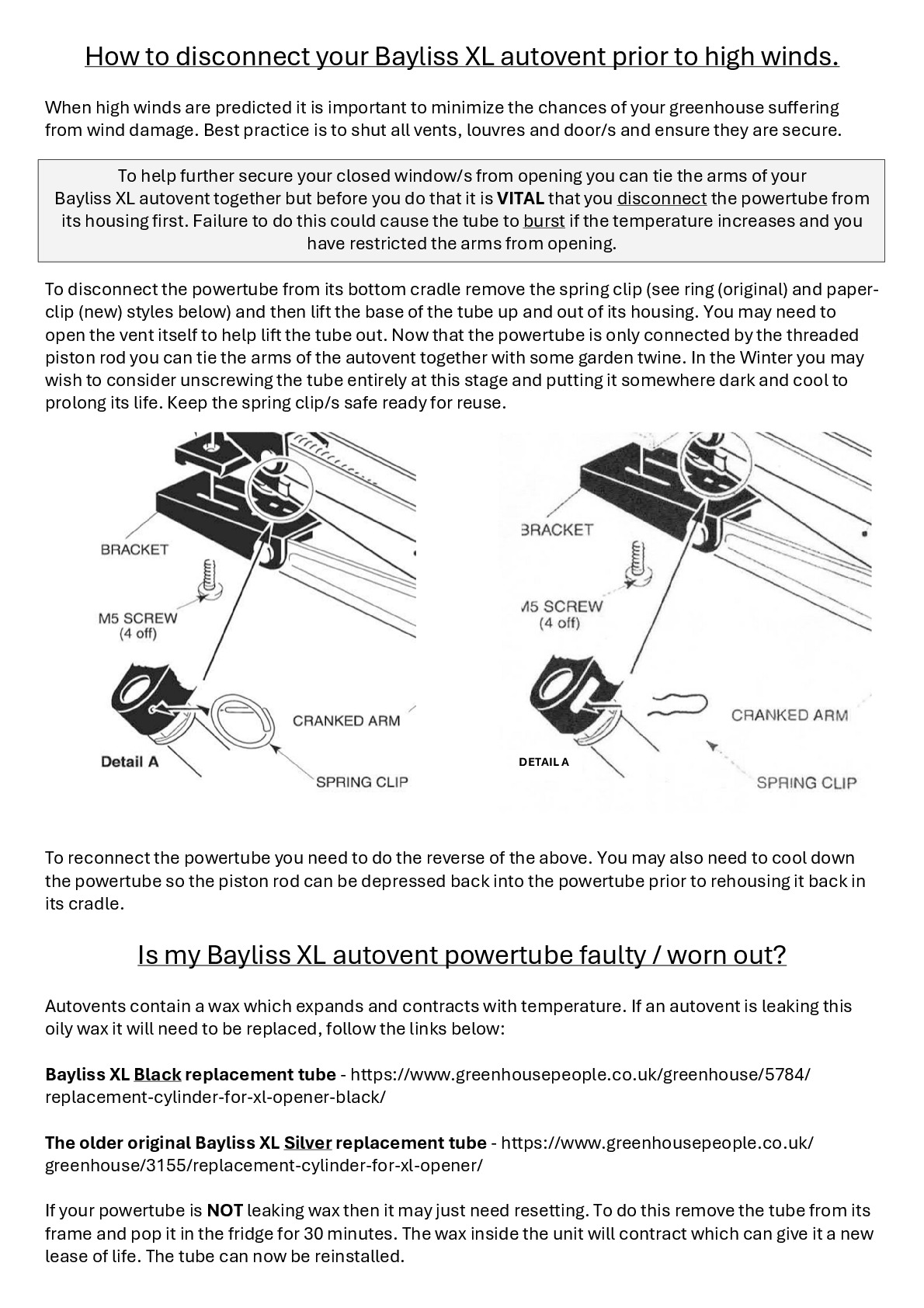 Instructions file Bayliss Extra Info