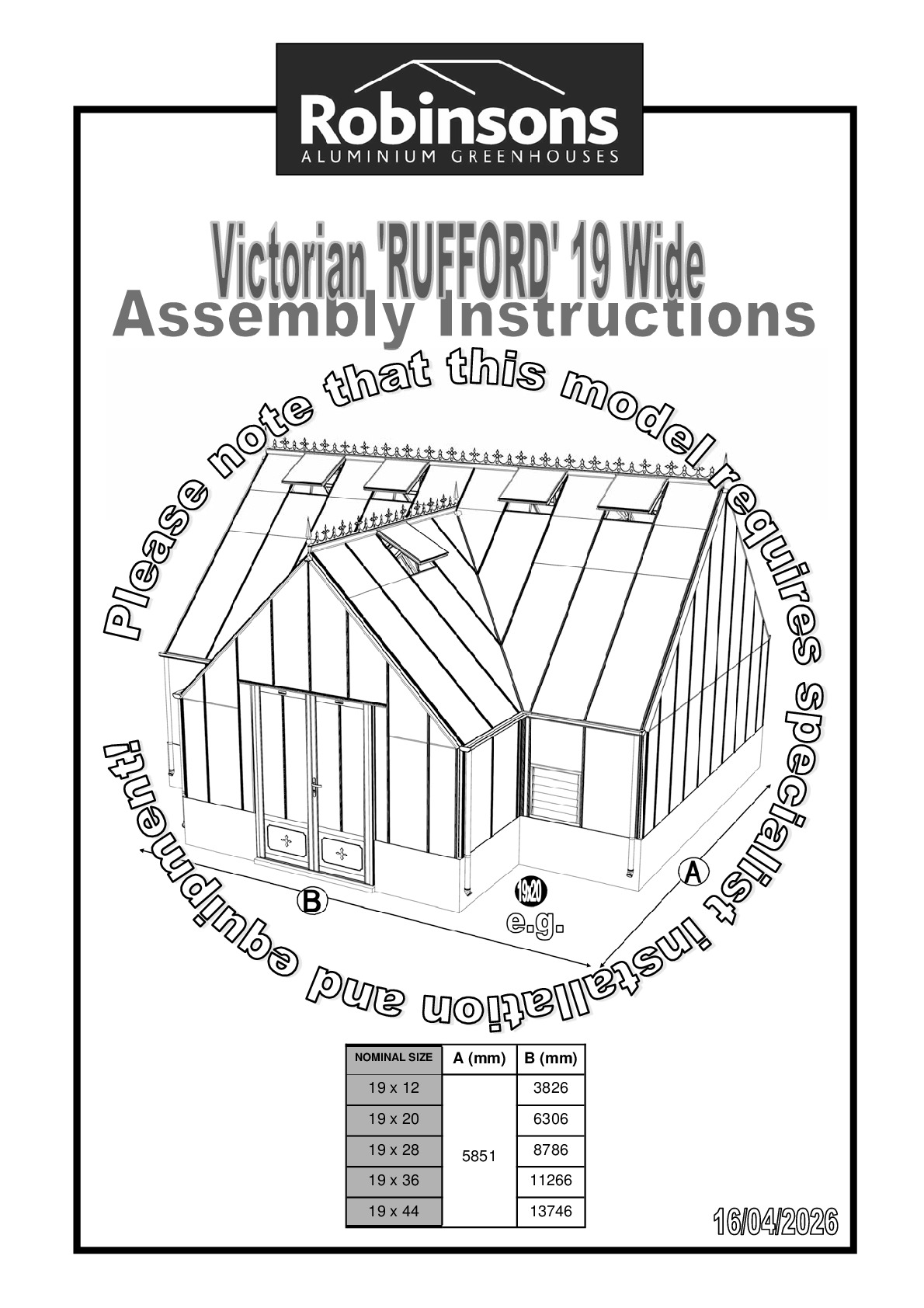 Instructions file Rufford Instructions