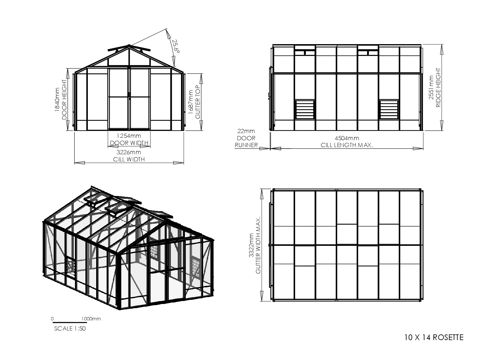 Instructions file 10 x 14 Rosette Dimensions