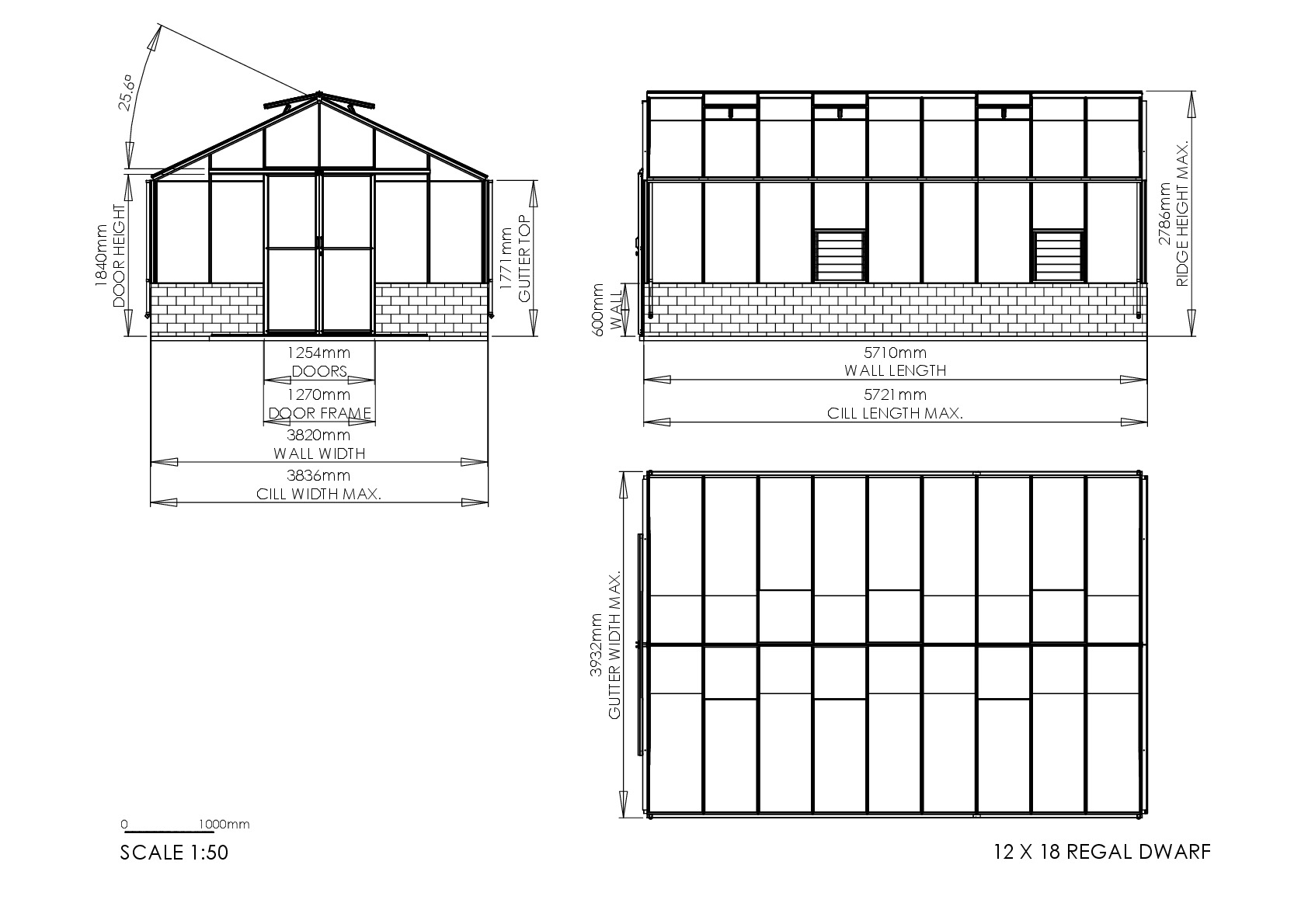 Instructions file 12 x 18 Regal Dwarf Dimensions