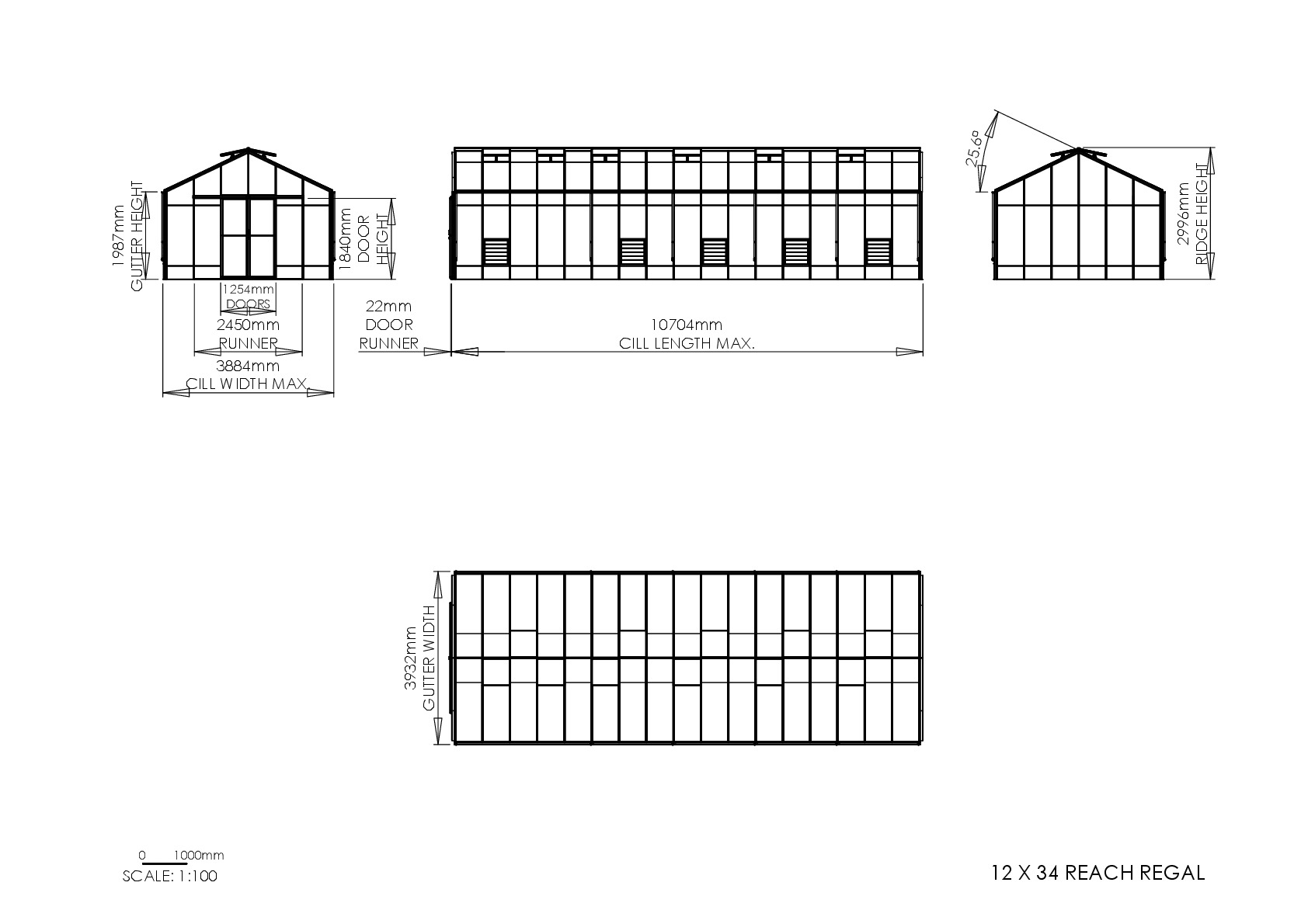 Instructions file 12 x 34 Reach Regal Dimensions