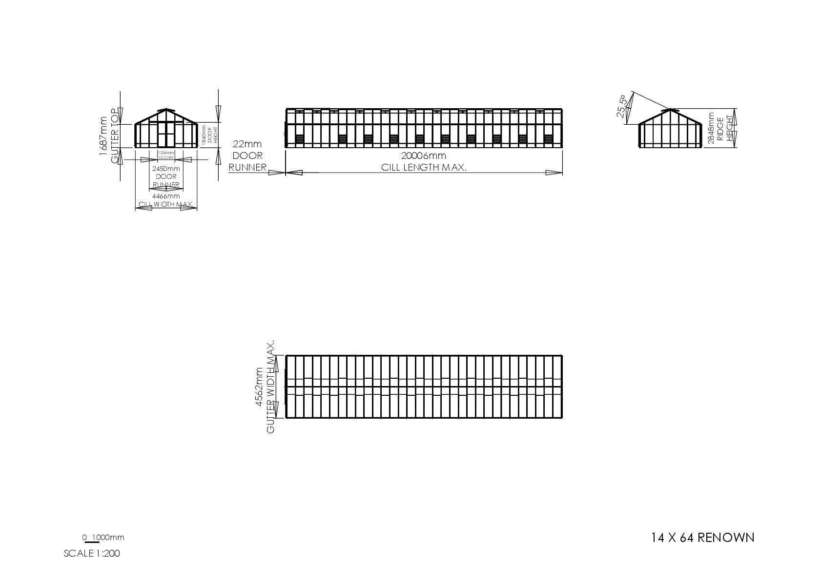 Instructions file 14 x 64 Renown Dimensions