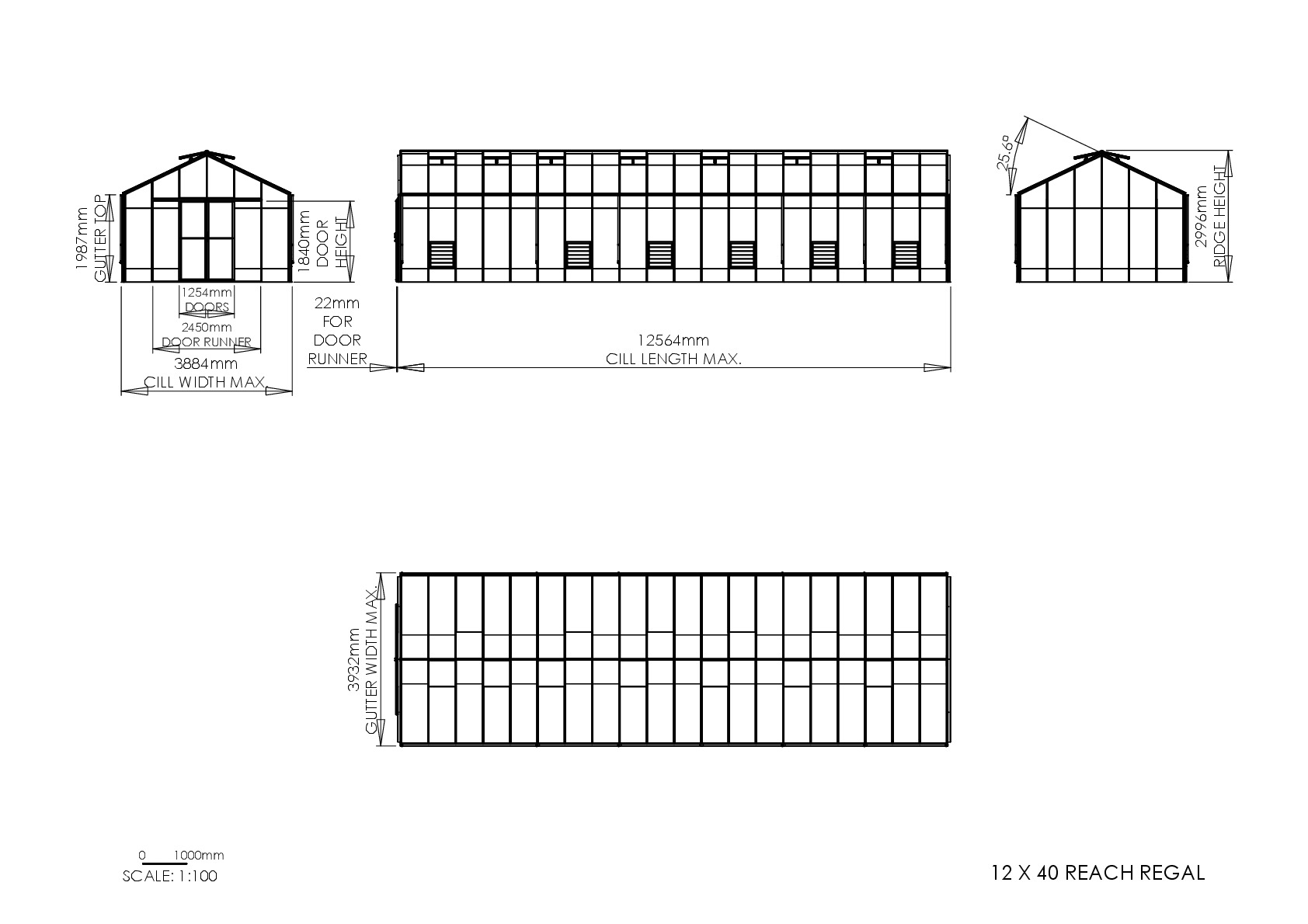 Instructions file 12 x 40 Reach Regal Dimensions