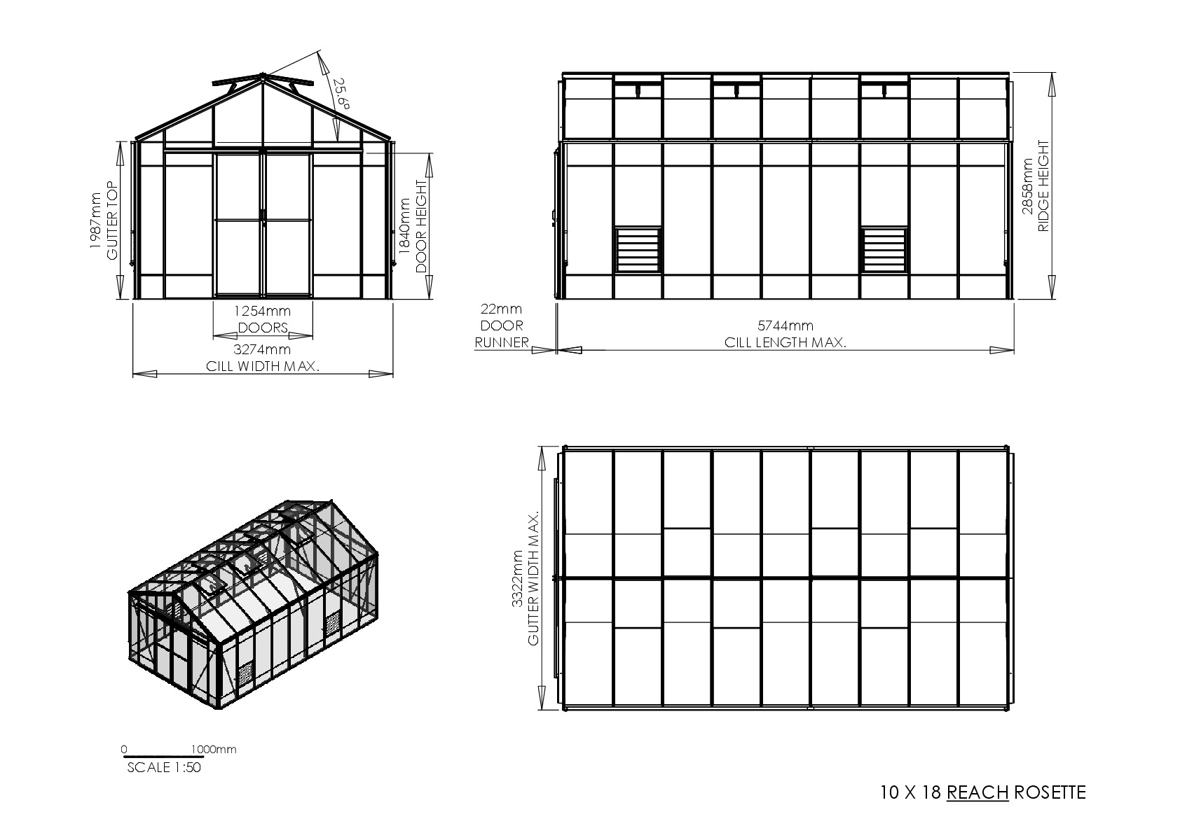 Instructions file 10 x 18 Reach Rosette Dimensions