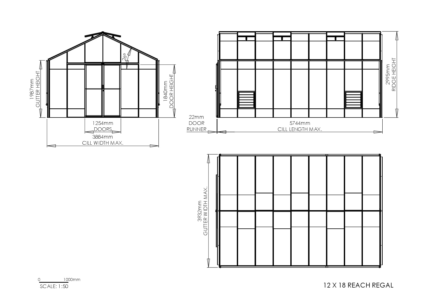 Instructions file 12 x 18 Reach Regal Dimensions