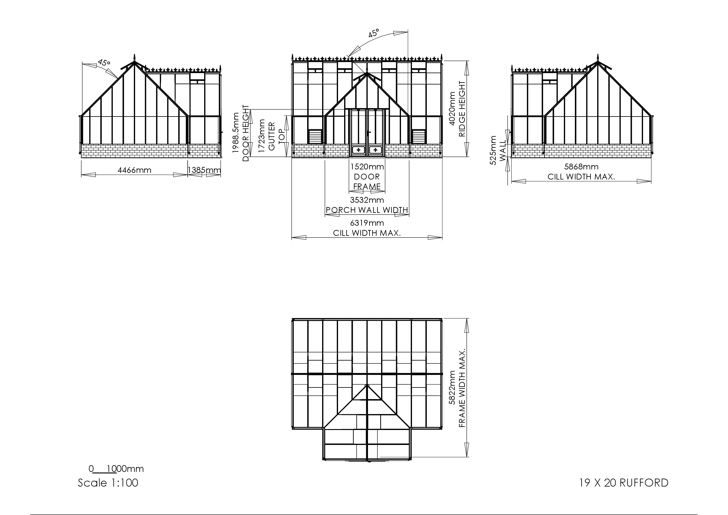 Instructions file 19 x 20 Rufford Dimensions