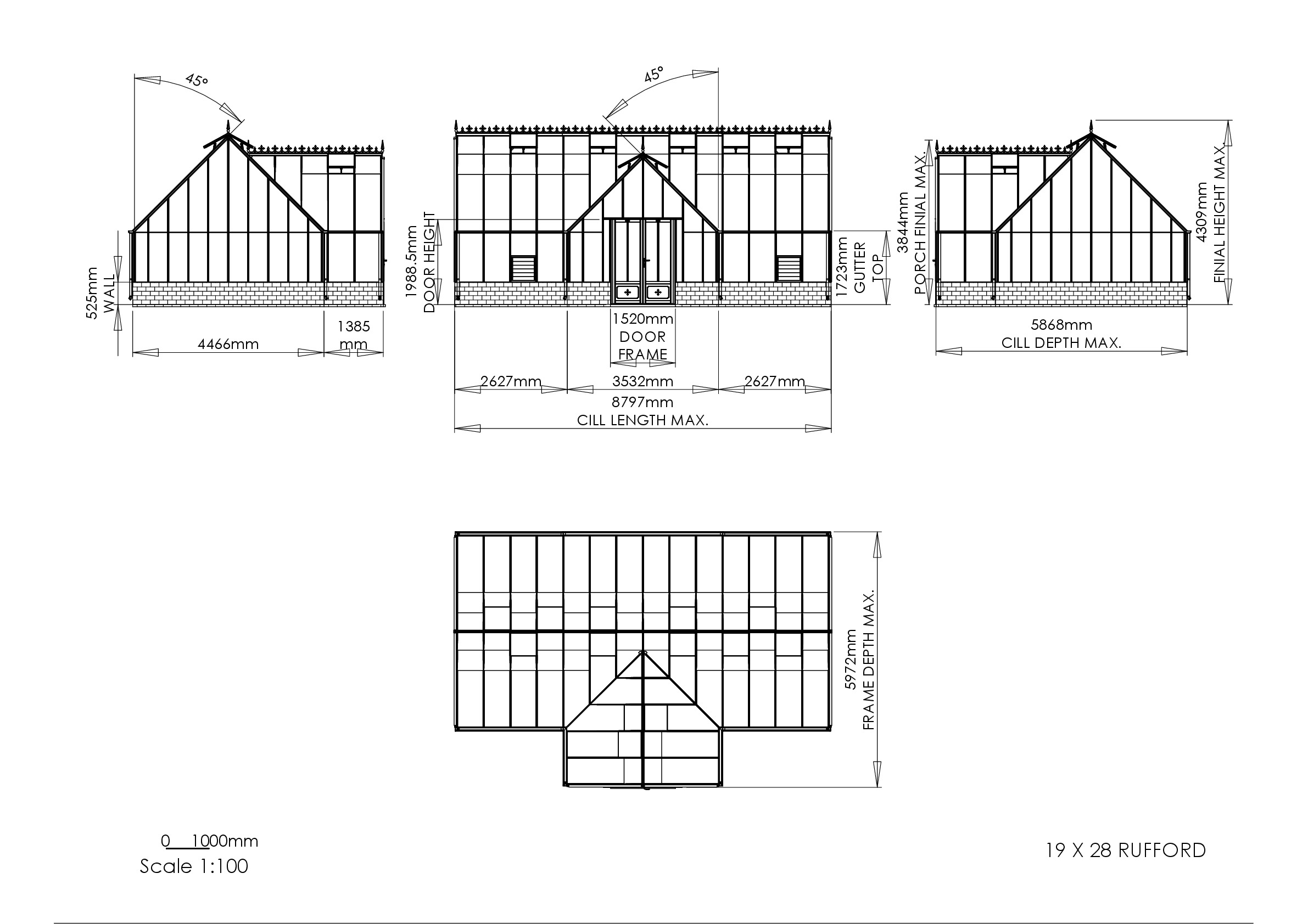 Instructions file 19 x 28 Rufford Dimensions