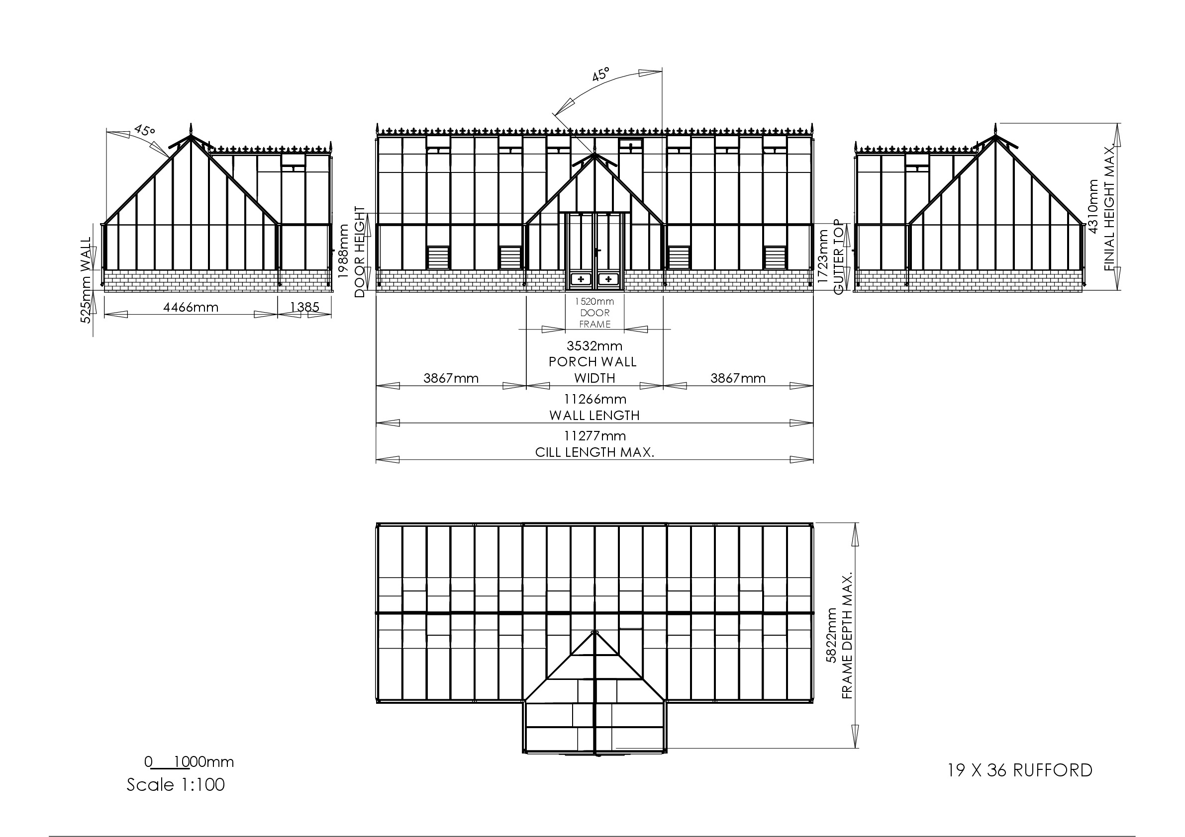 Instructions file 19 x 36 Rufford Dimensions
