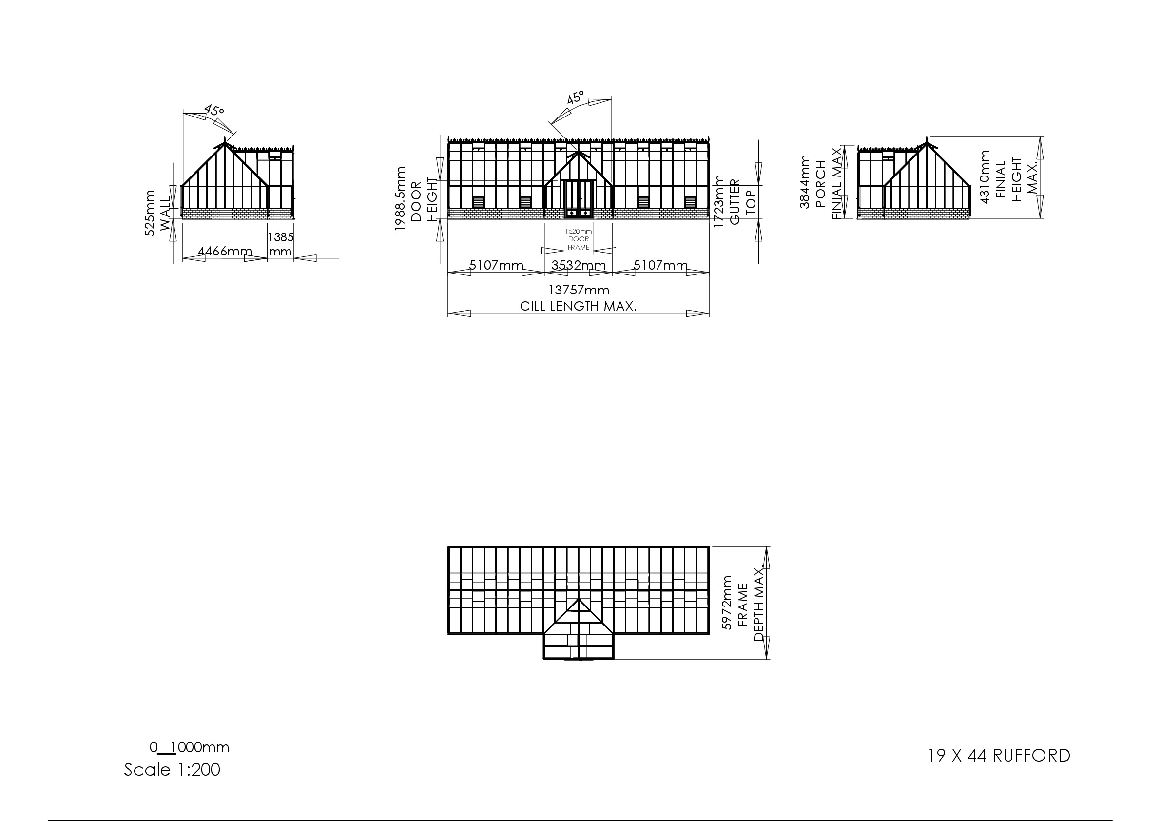 Instructions file 19 x 44 Rufford Dimensions
