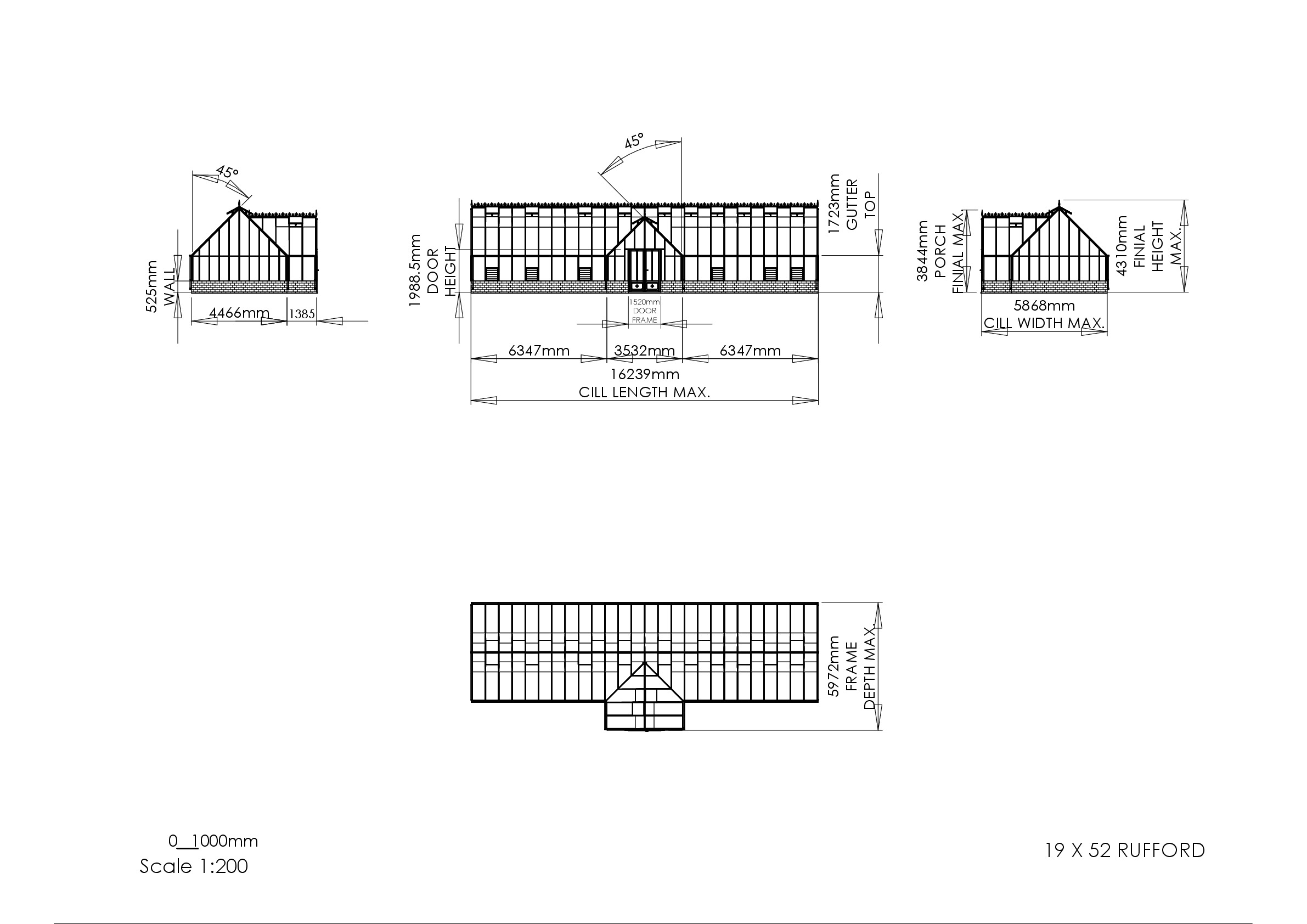 Instructions file 19 x 52 Rufford Dimensions