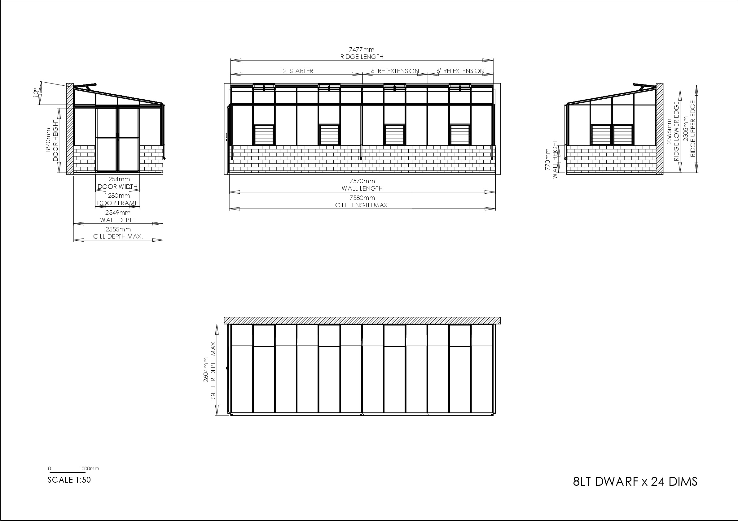 Instructions file 8LT DWARF x 24 Dimensions