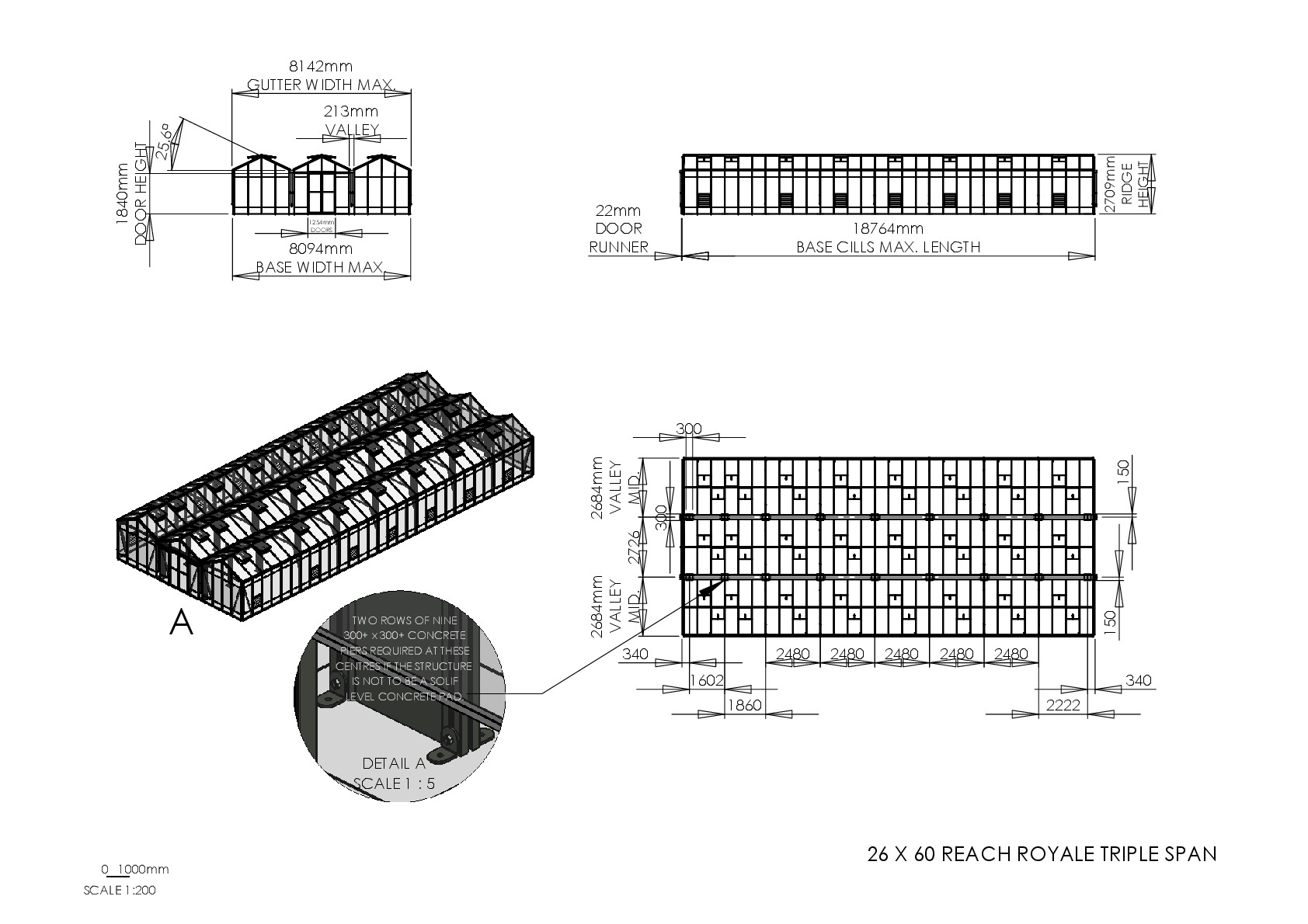 Instructions file 26 x 60 Reach Royale Triplespan Dimensions