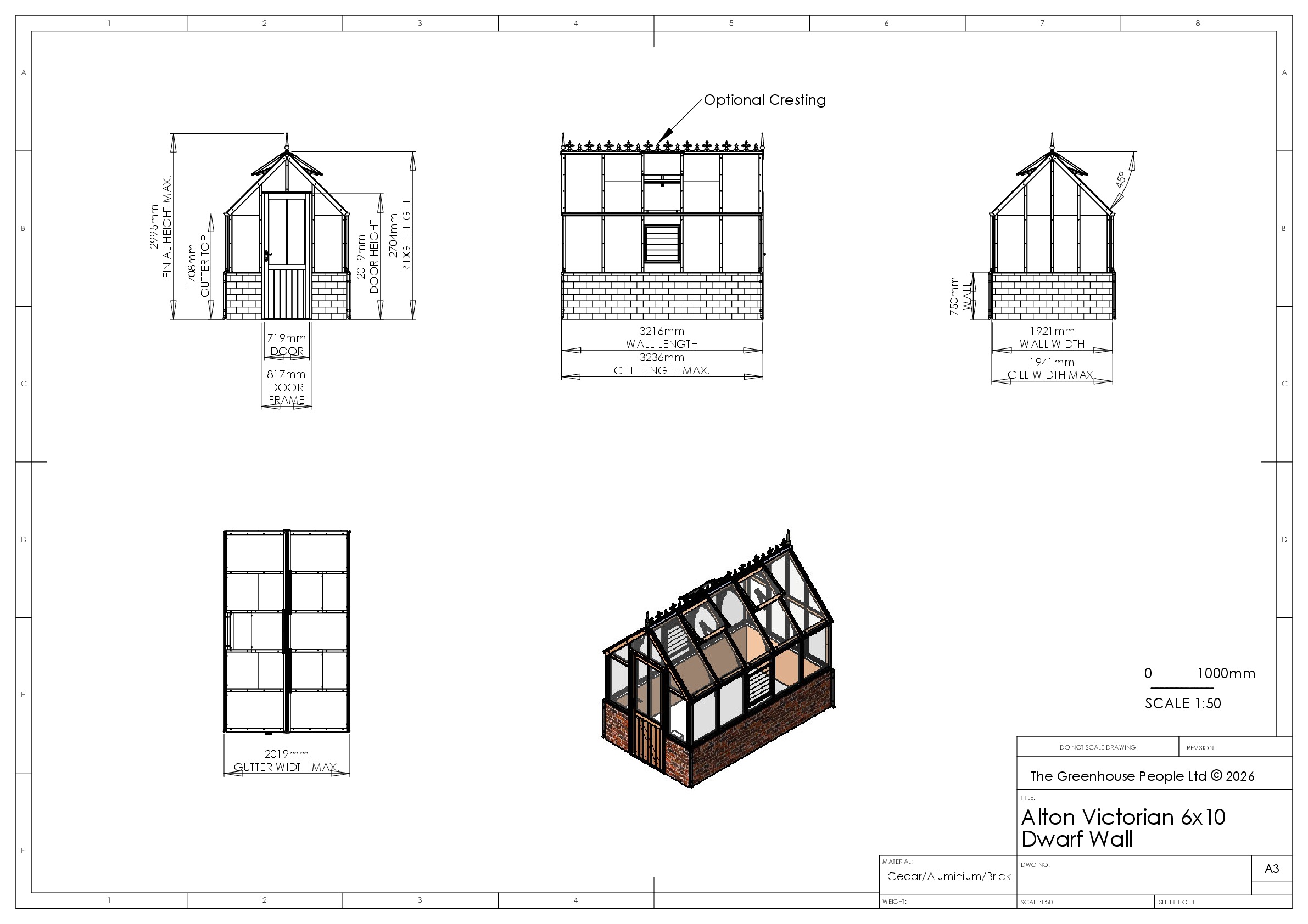 Instructions file 6 X 10 Alton Victorian Eton Dimensions