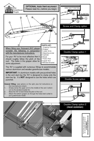 Instructions file Thermoforce Autovent