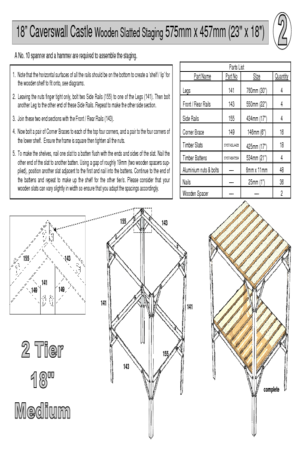 Instructions file 18" caverswall 2 tier medium staging