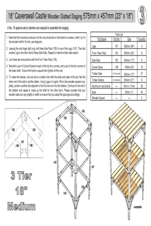 Instructions file 18" caverswall 3 tier medium staging