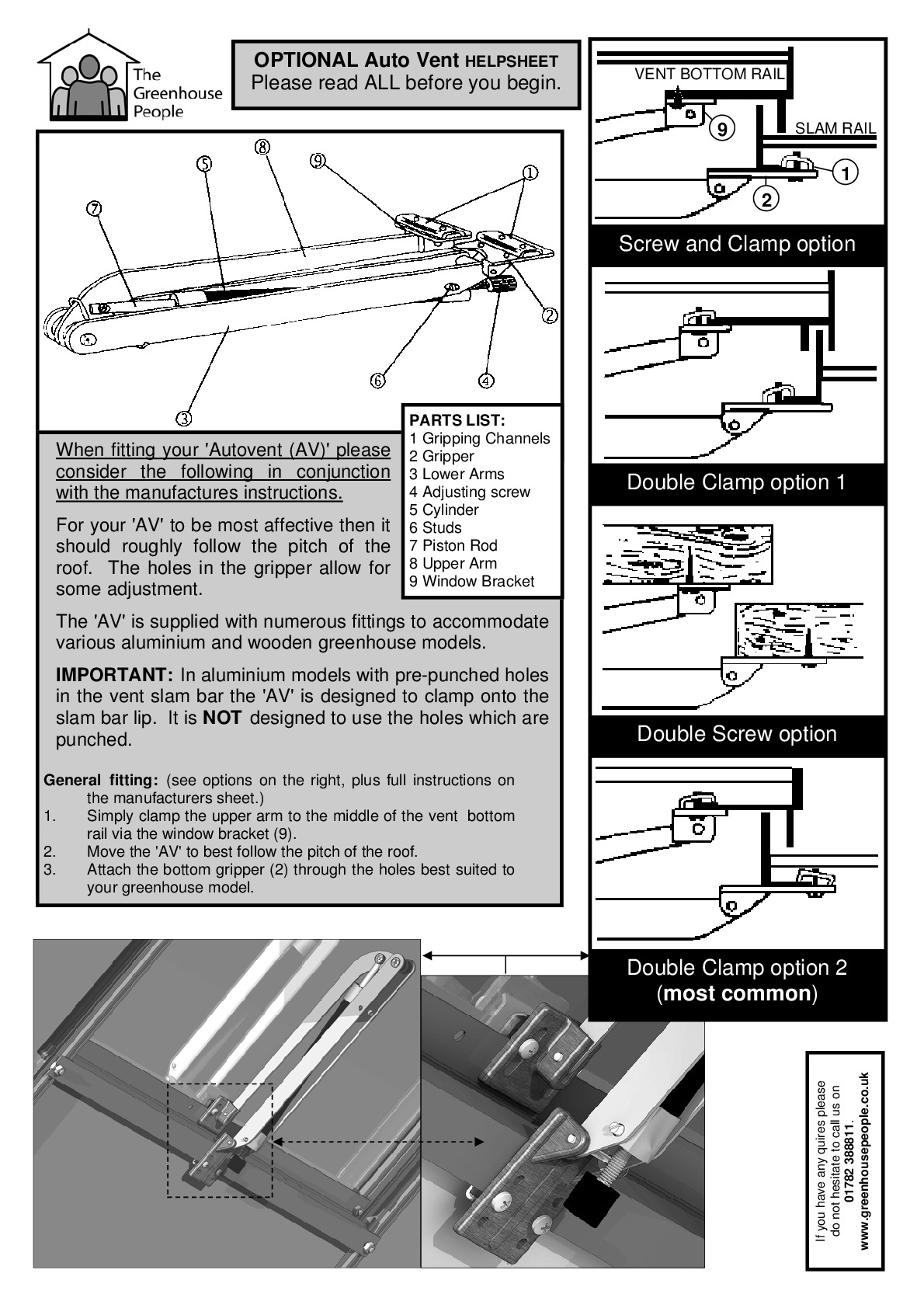 Instructions file Classic Autovent