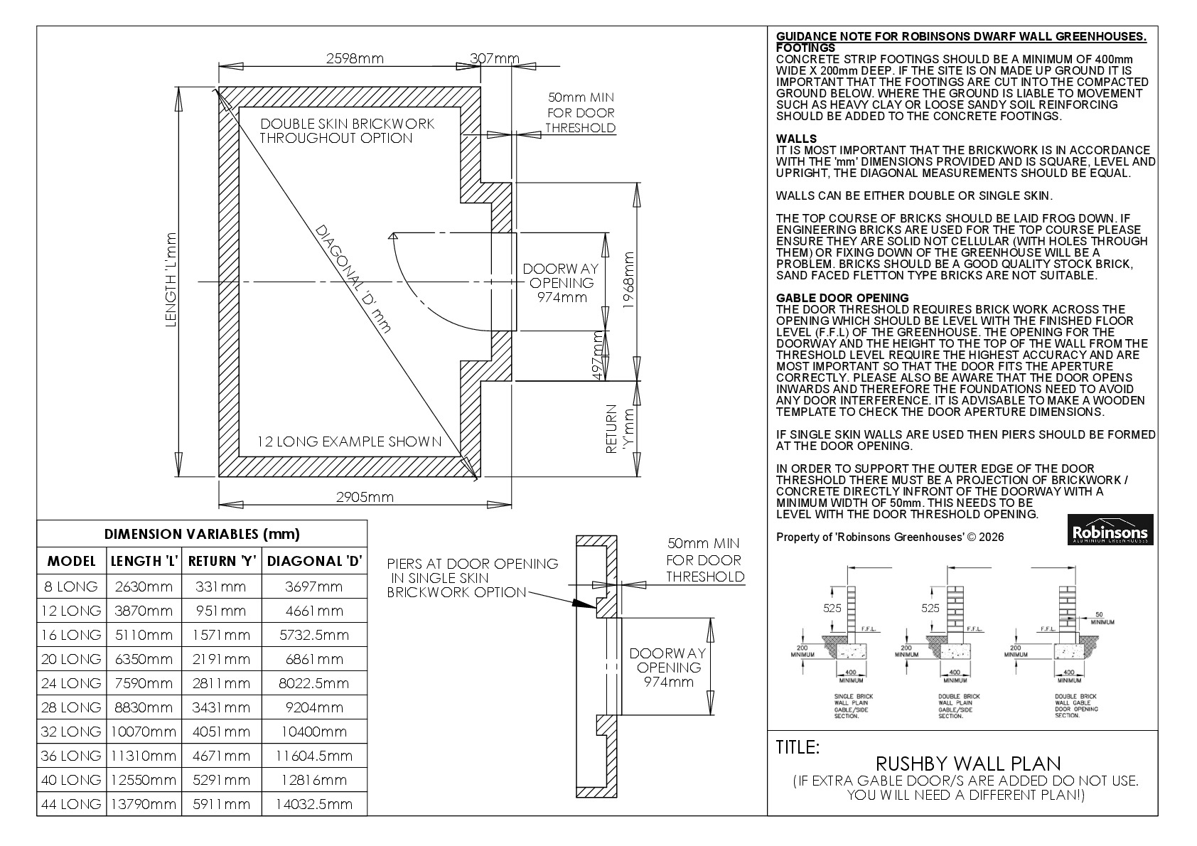 Instructions file Rushby Brickwork Plan