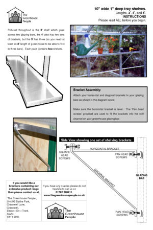 Instructions file Aluminium Shelf