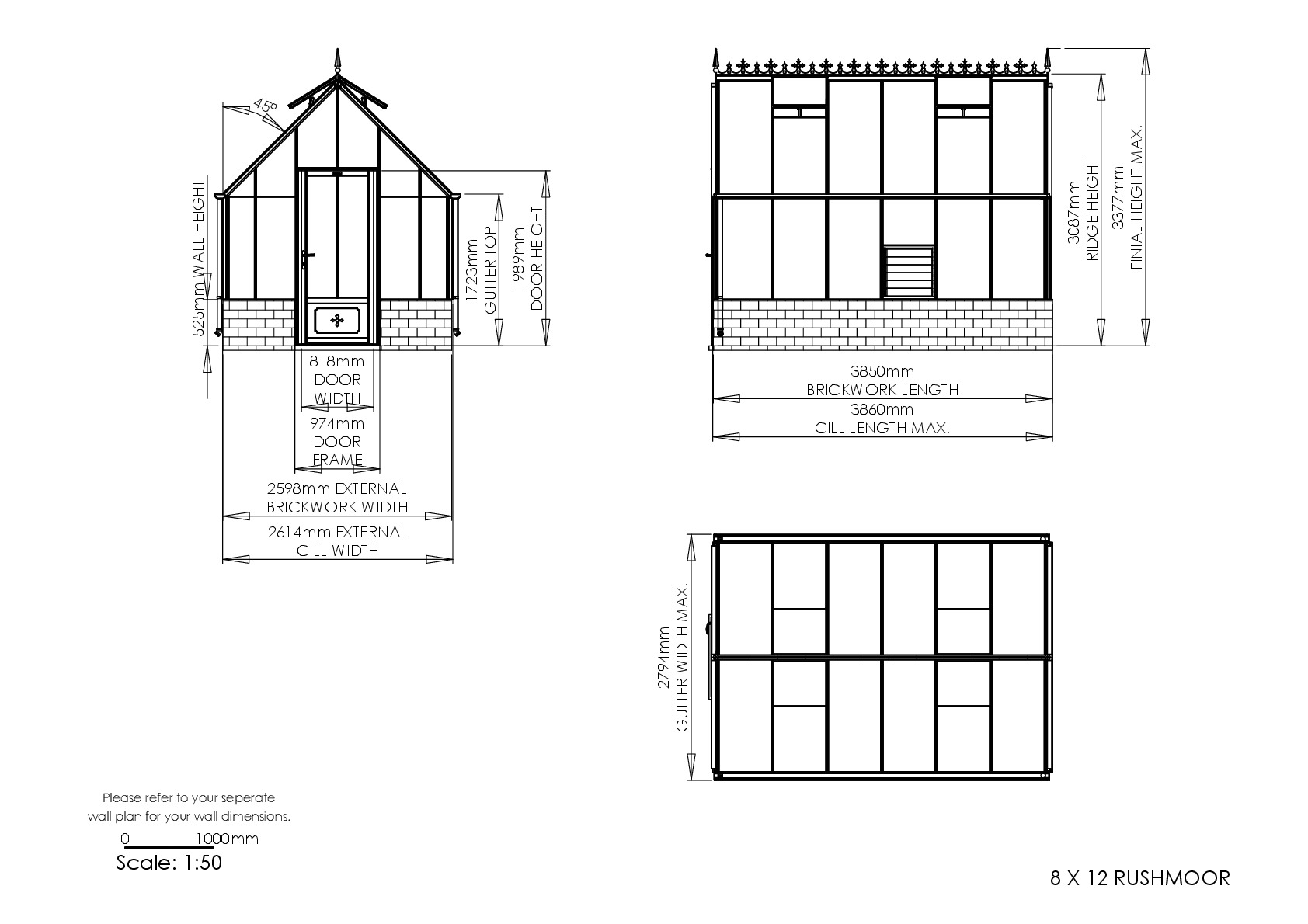 Instructions file 8 x 12 Rushmoor Dimension