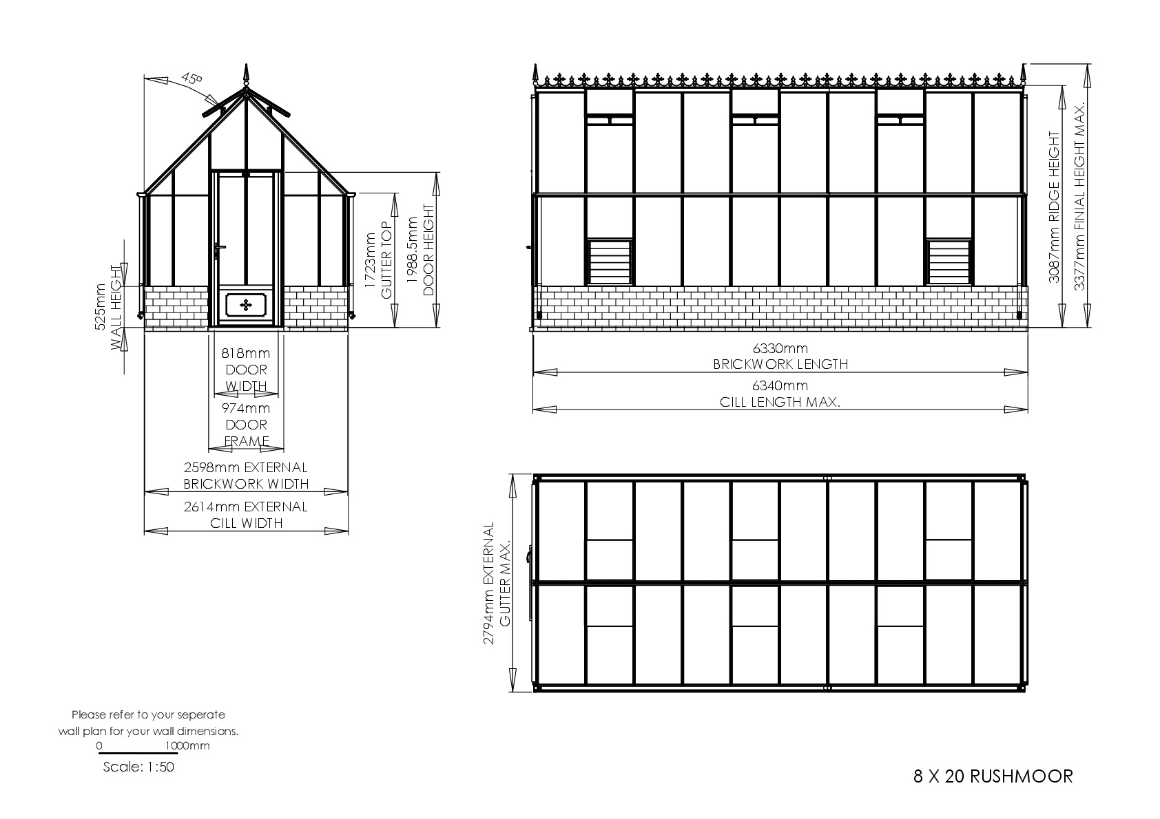 Instructions file 8 x 20 Rushmoor Dimension