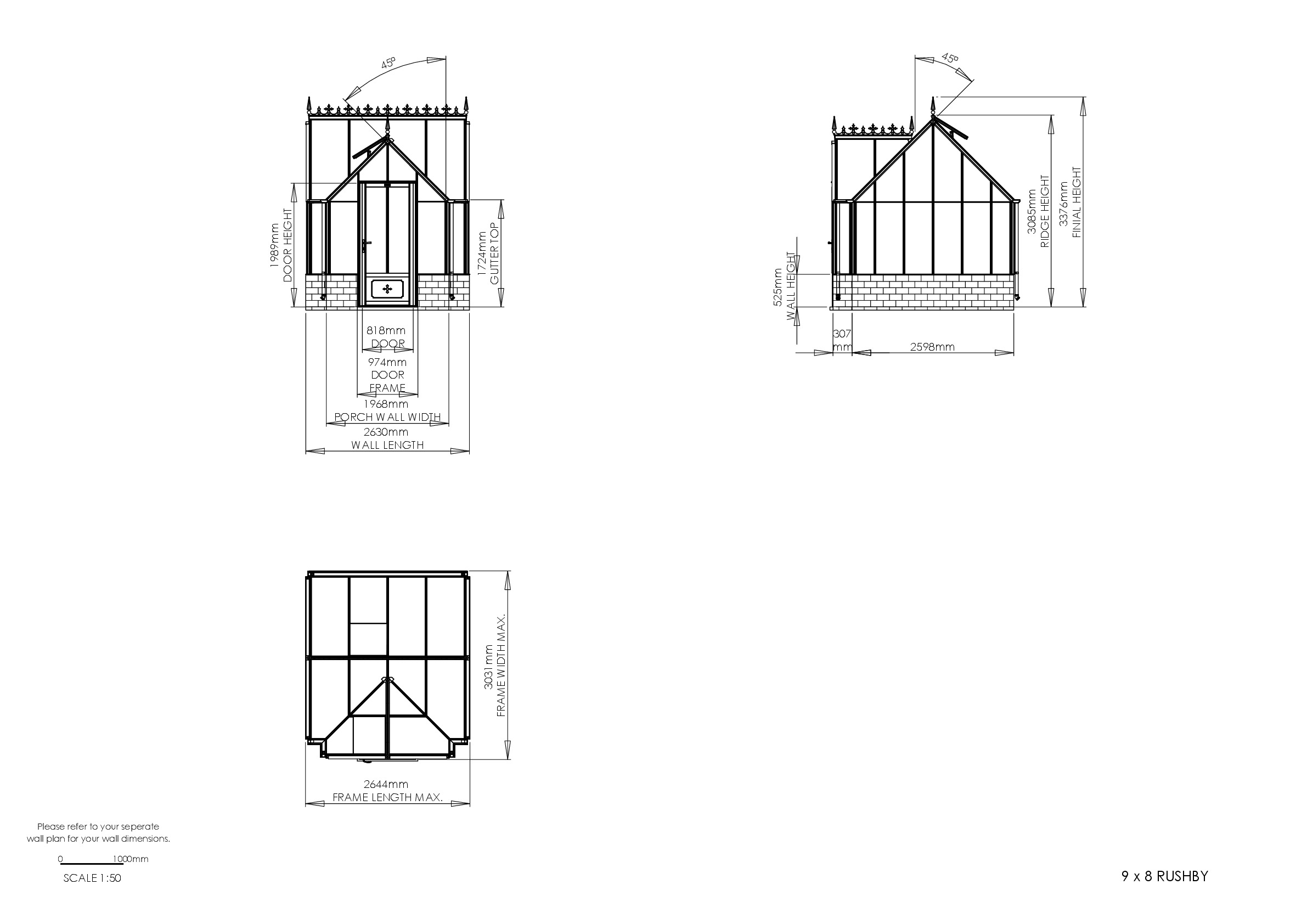Instructions file 9 x 8 Rushby Dimensions