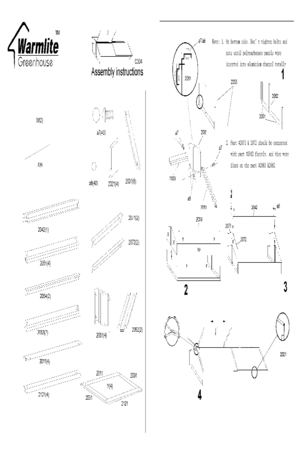 Instructions file Simplicity Polycarbonate Safety cold frame c304