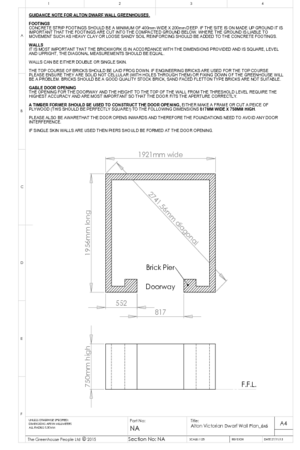 Instructions file Alton Victorian Dwarf Wall Plan_6x6_Eton