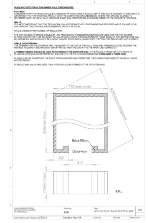 Instructions file Alton Victorian Dwarf Wall Plan_6x12_Eton