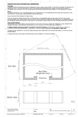 Instructions file Alton Victorian Dwarf Wall Plan_8x16_Ellesmere
