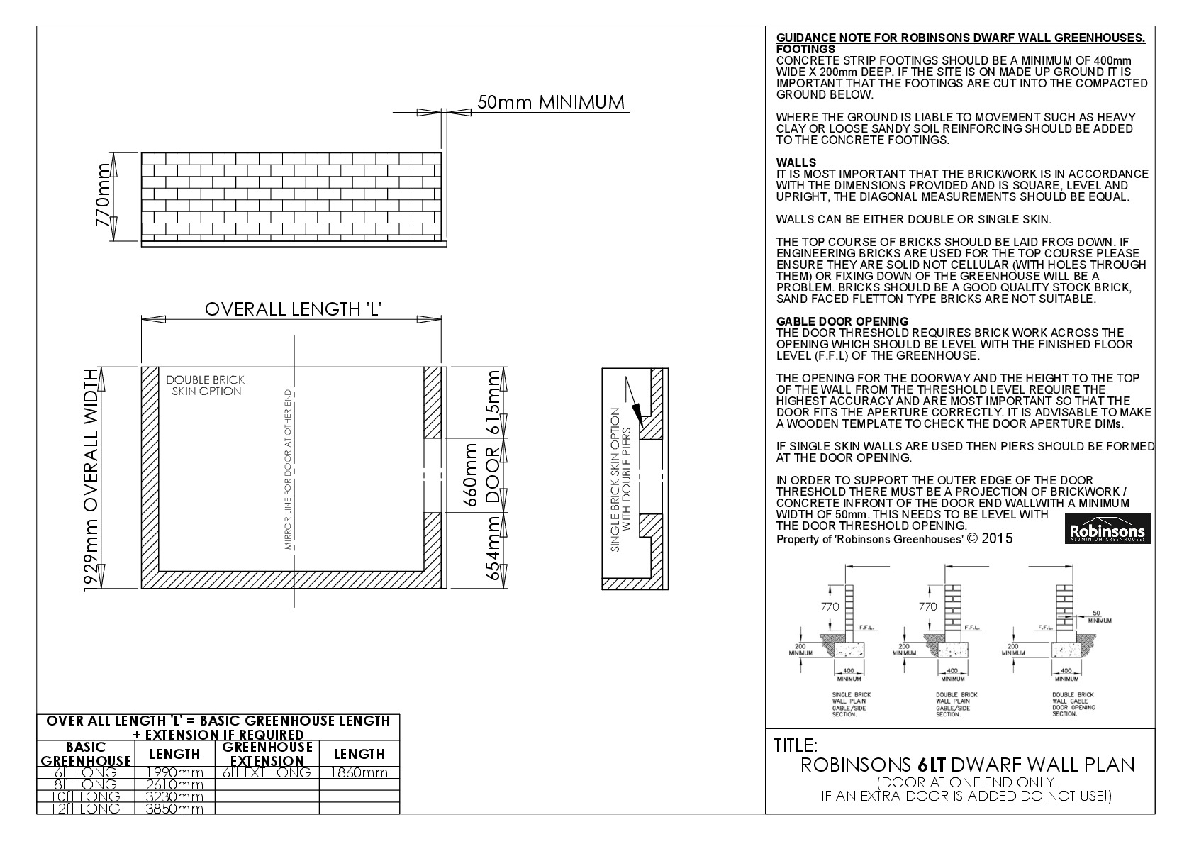 Instructions file 6LT LEAN-TO DWARF WALL PLAN