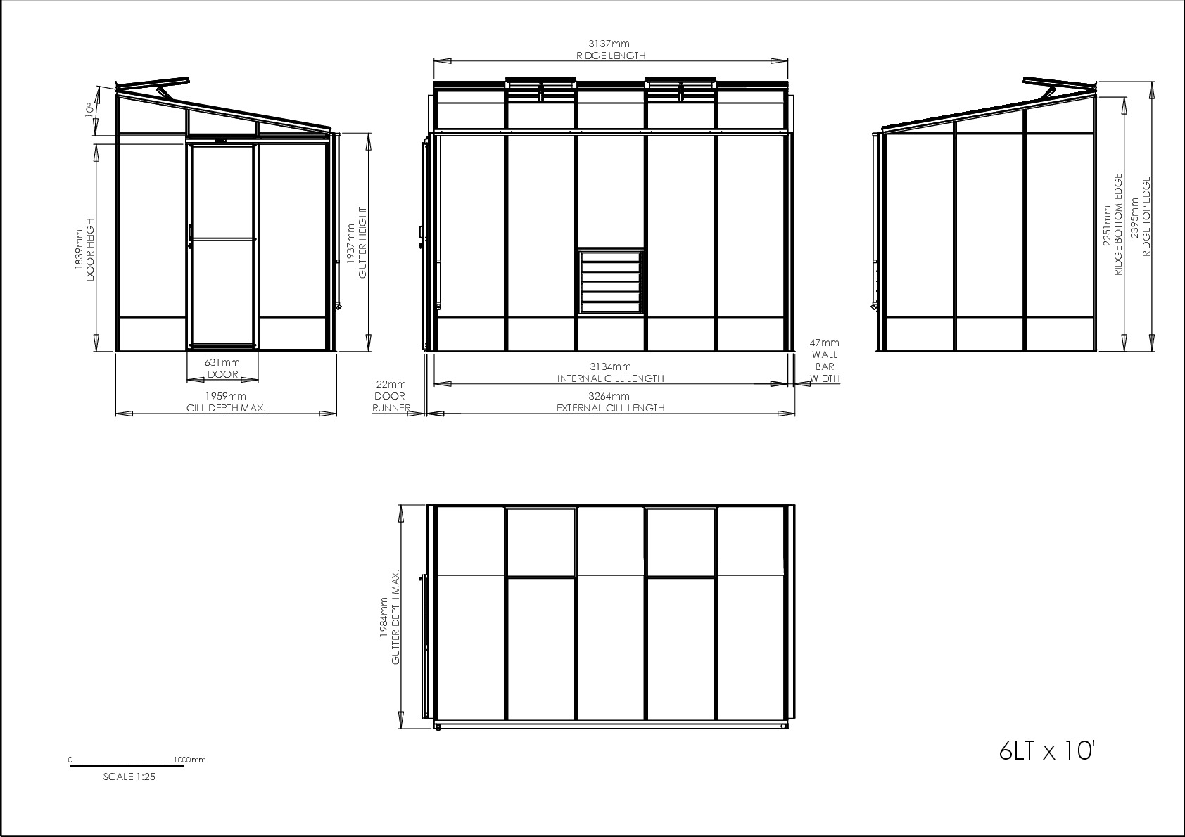 Instructions file 6LT x 10 Dimensions