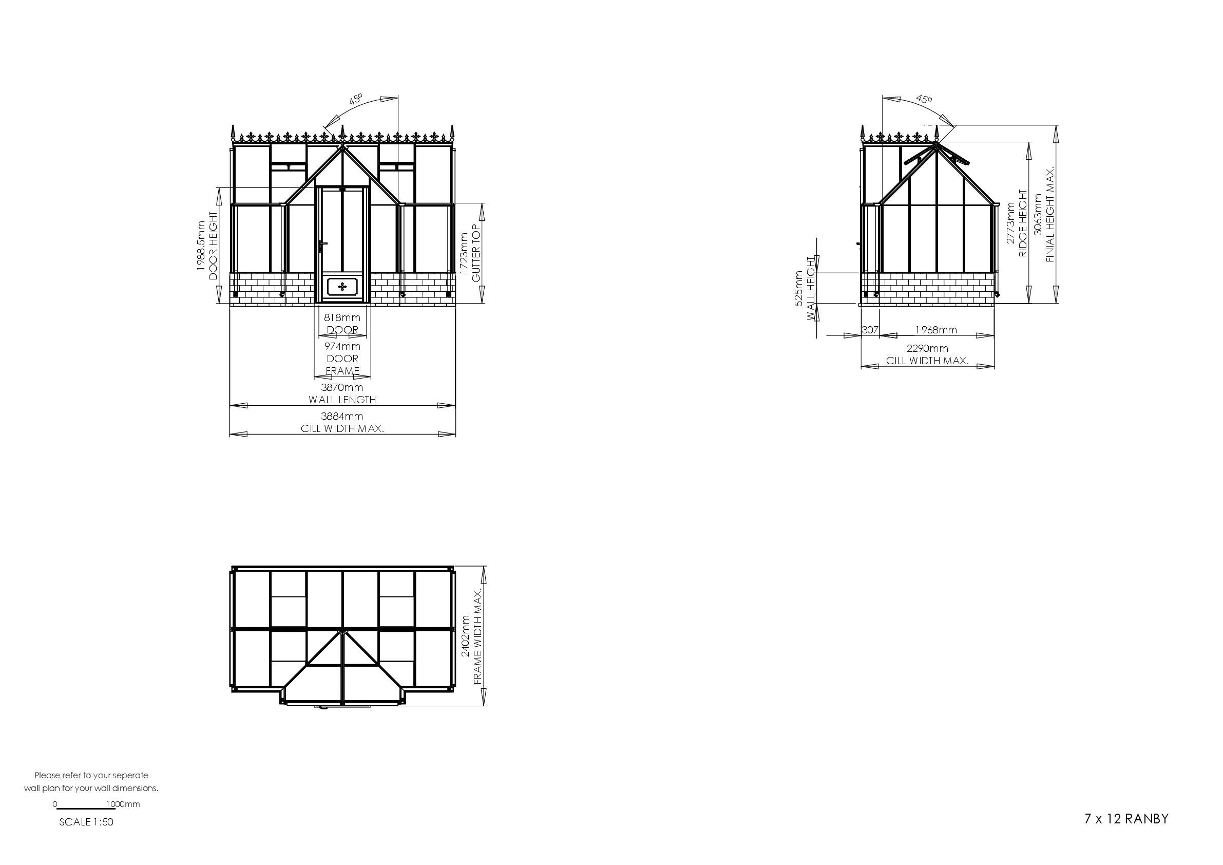 Instructions file 7 x 12 Ranby Dimensions 