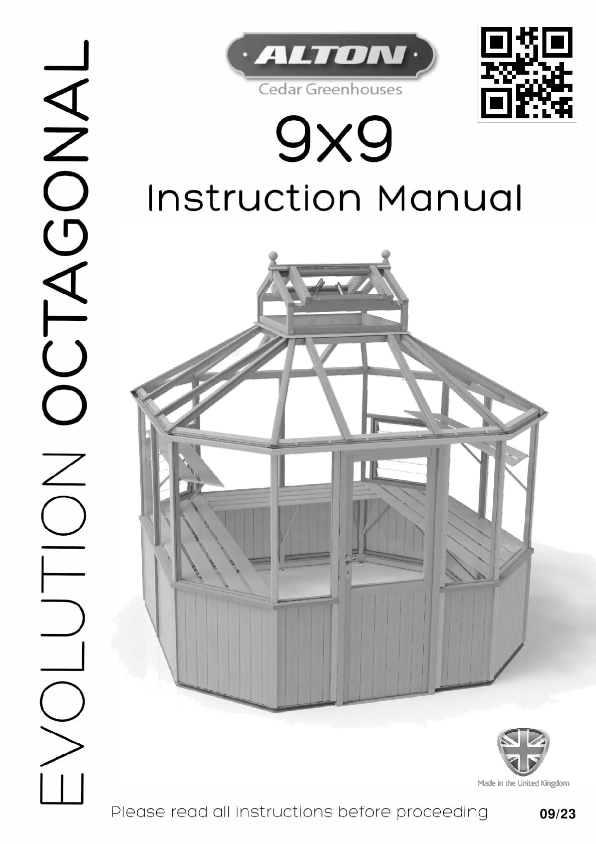 Instructions file Alton Evo 9x9 Octagonal Instructions