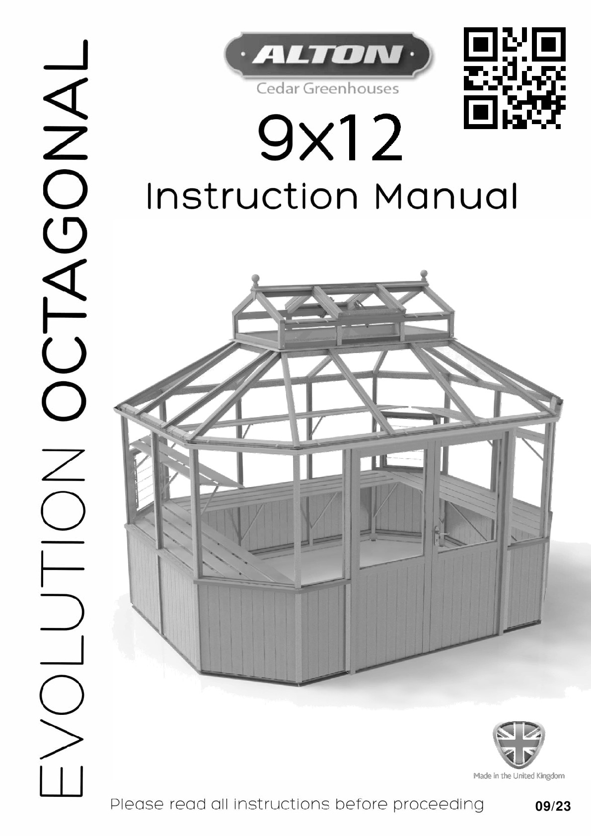 Instructions file Alton Evo Octagonal 9x12 Instructions