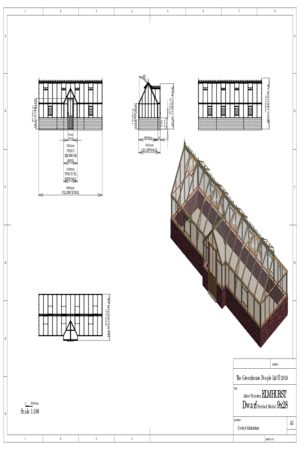 Instructions file Alton Victorian Elmhurst Porched Model 9x28 Dwarf Wall Dimensions Drawing